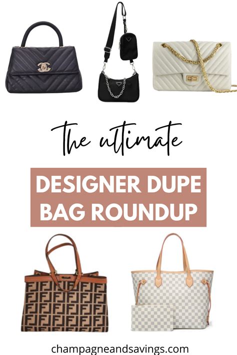 luxury bags dupes|knock off designer tote bags.